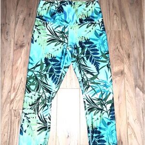 Playground‎ botanical yoga leggings size Large